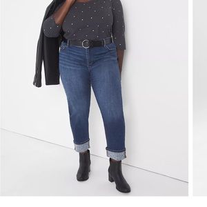 Lane Bryant . Signature Fit. Cozy Denim. Size 16
